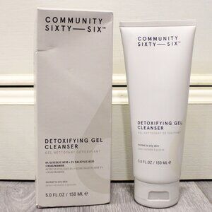 Community Sixty Six Detoxifying Gel Cleanser Salicylic Acid 5 fl oz New in Box